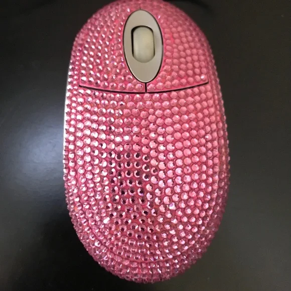 Pink rhinestone mouse NWOT