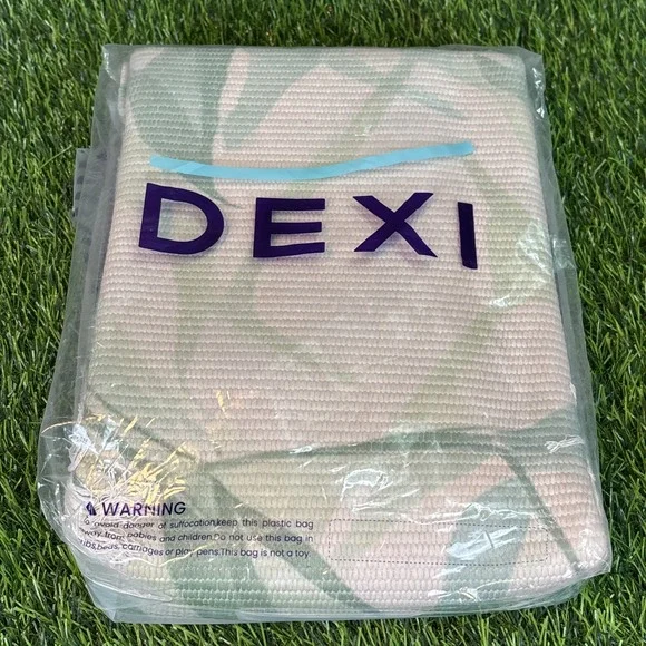 DEXI Hallway Runner Rug 2x6‎ ft Green Beige Non-Slip Entryway Rug NEW