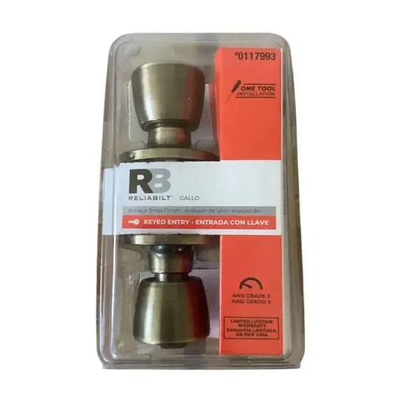 Reliabilt Keyed Entry Brass Doorknob