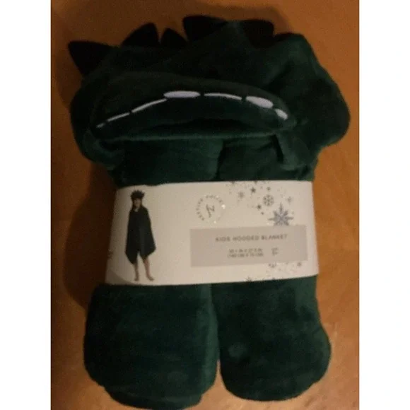 Festive Voice Kids Hooded Dino‎ Blanket, 55.1