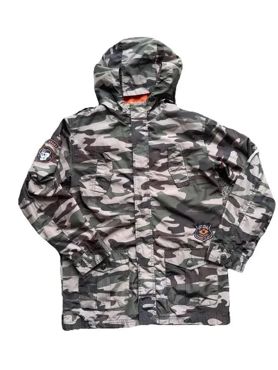 Lucky Brand Green Camo Boys Utility Jacket Size L NWOT