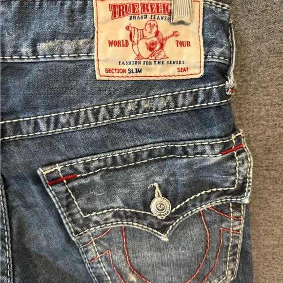 True Religion Men's Blue Jeans 31x32 Pre-owned