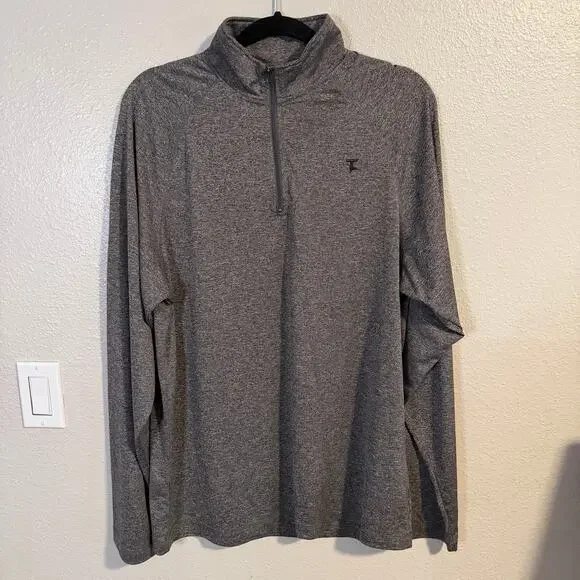 Panhandle Gray 1/4 Zip Pullover Size M