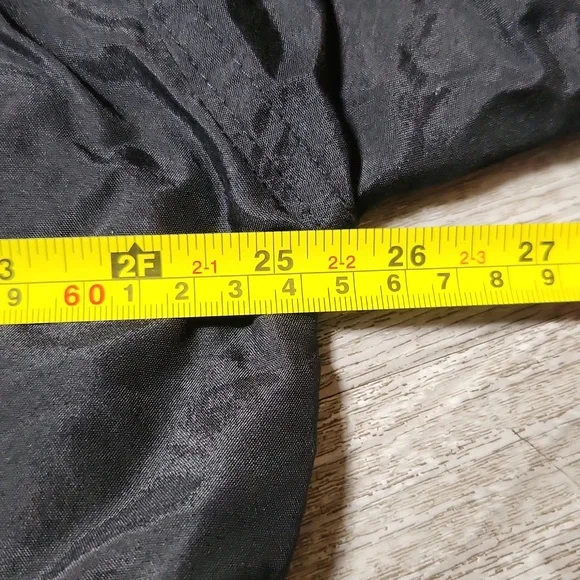 Vintage Nike Men's Black, Yellow, and Cream Windbreaker