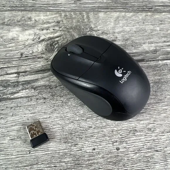 Logitech M305 Wireless Laser Mouse USB Receiver Black Tested