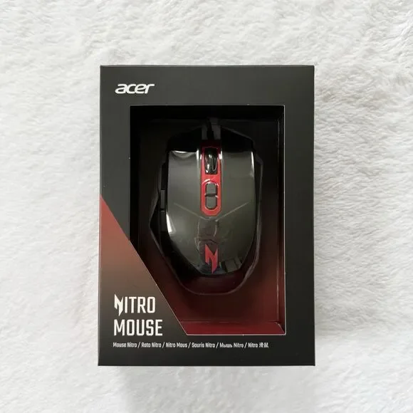 Acer Nitro Wired Gaming Mouse USB, Model: NMW120 - BRAND NEW