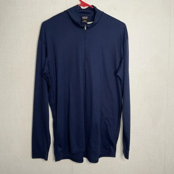 Vintage Patagonia Capilene 1/4‎ Zip Pullover Lightweight USA Made Men's Large