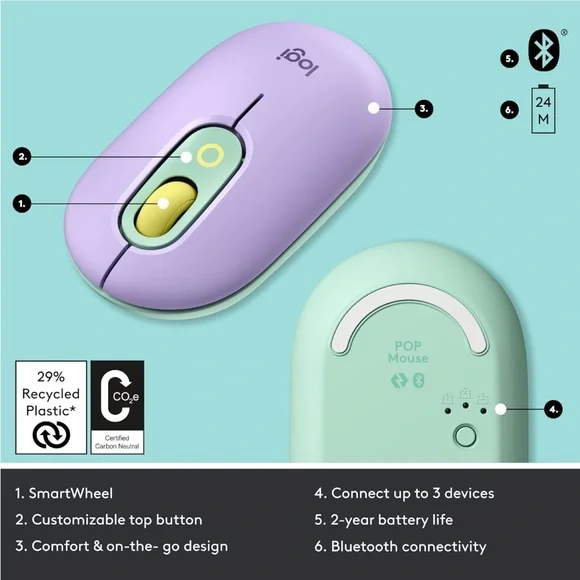LOGITECH - Wireless Mouse