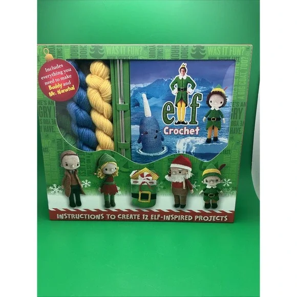 Elf‎ Crochet, Complete Set to Make 12 Elf-Inspired Gifts. BRAND NEW