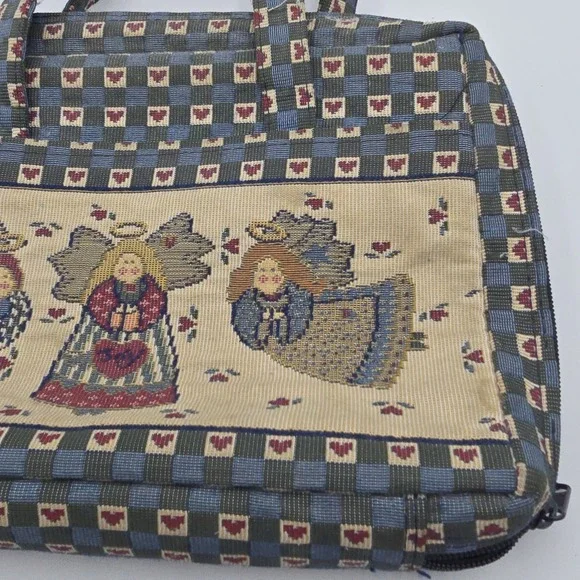 Vintage Country Angel Tapestry Bible Cover Zondervan Gifts