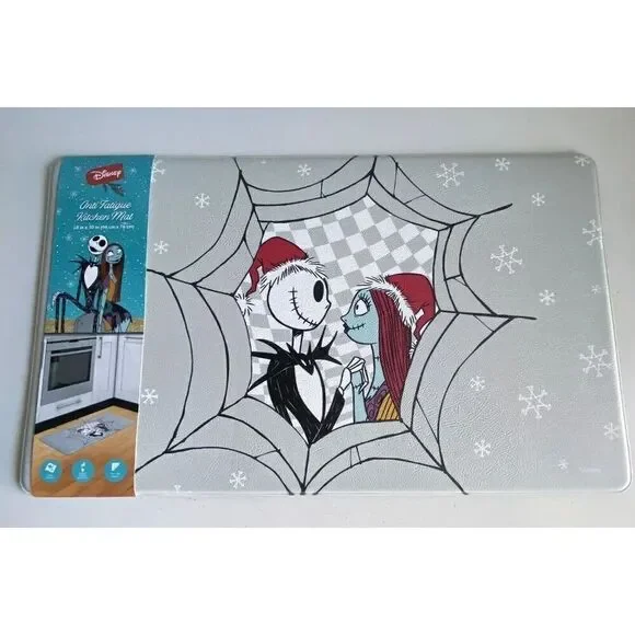 NIGHTMARE BEFORE CHRISTMAS Jack And Sally‎ Santa Anti Fatigue Kitchen Mat 18x30”