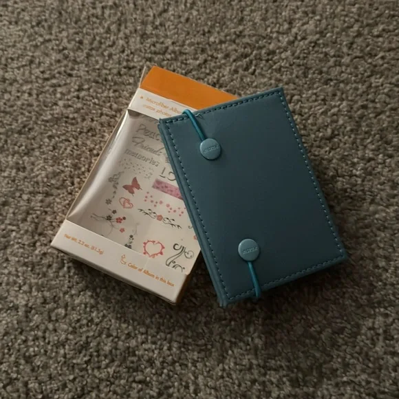 Fuji film instax accordion album - Teal color