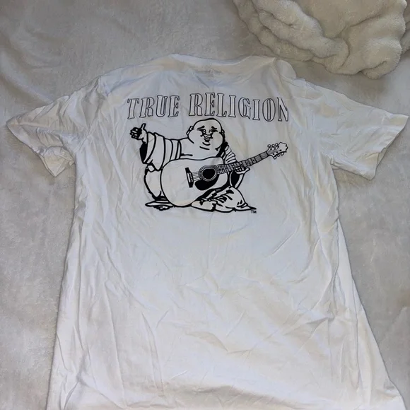 true religion white shirt