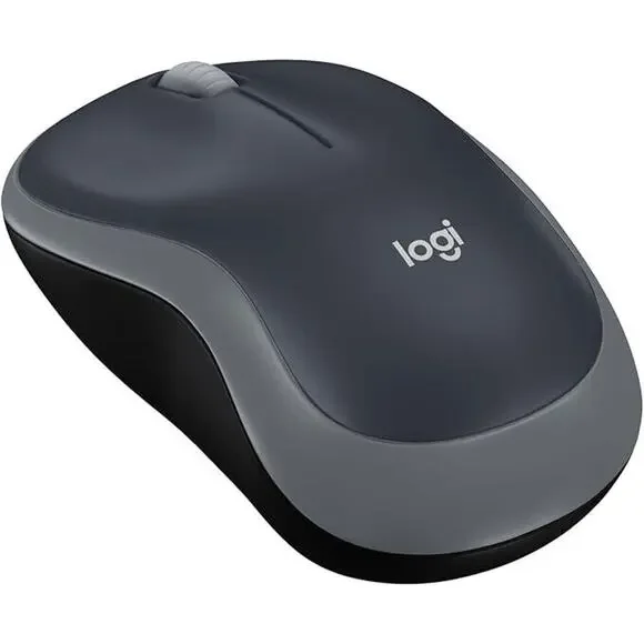Logitech M185 Wireless Mouse - 2.4 GHz w/ USB Receiver, 1000 DPI Optical Track