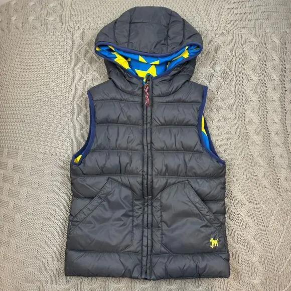 Mini Boden Puffer Vest with Star Lining ~ 5/6