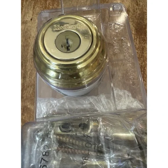 Schlage‎ Lock Company Double Cylinder Deadbolt Bright Brass