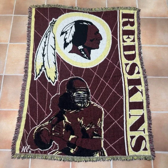 Washington Redskins Northwest Company USA Tapestry Throw Blanket 54