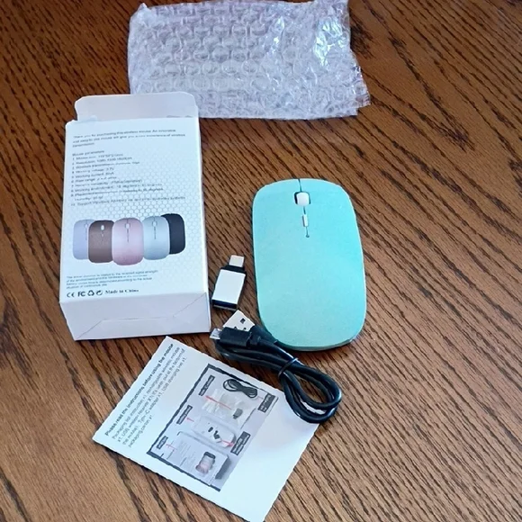 Turquoise Wireless Mouse