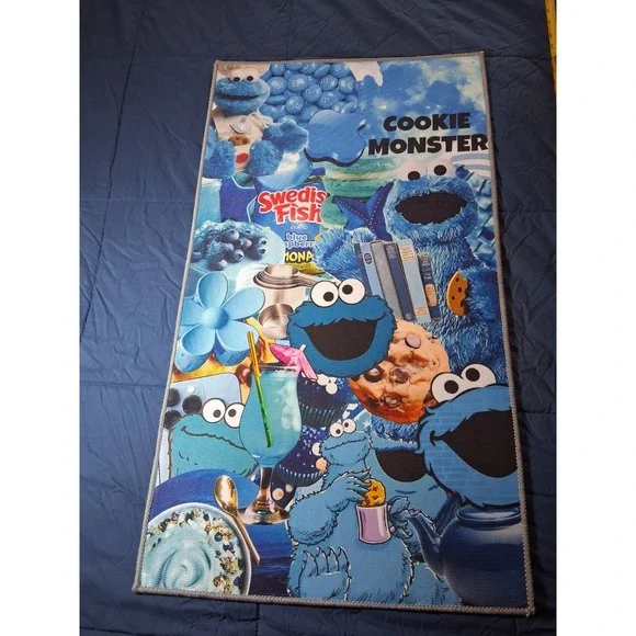 Cookie Monster‎ Custom Collector's Rug-22
