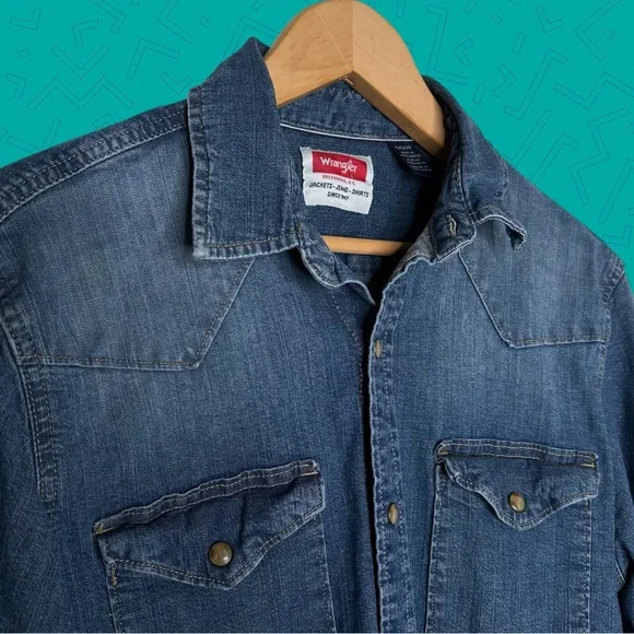 Wrangler Blue Denim Jean Jacket