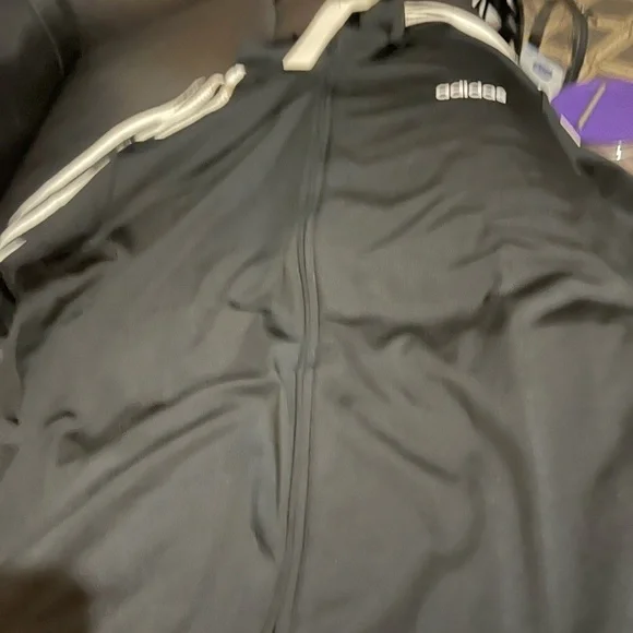 Adidas 2XL NWT Black Men's Adidas, black jacket.dress it up or down🤔🤔