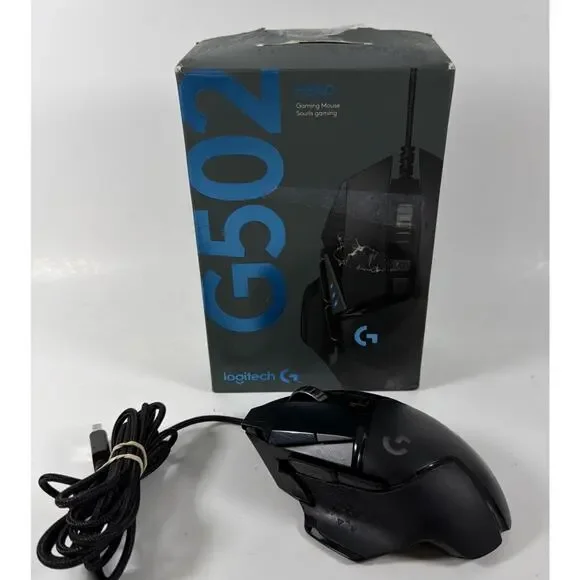 Logitech G502 HERO Wired USB Gaming Mouse with 25K Sensor Black - Open Box