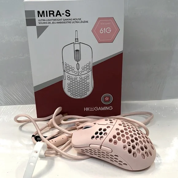 HK Gaming Mouse - Rose Quartz 💕