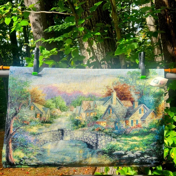 Large Jacquard woven Stonehenge Wall Tapestry Hanging Made In The USA