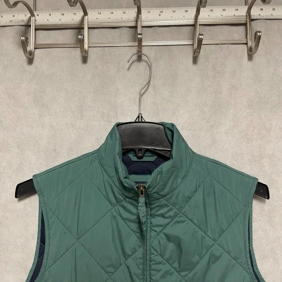 NWOT J Crew Vest Men S Authentic Outerwear Walker‎ Quilted Zip Sleeveless Jacket