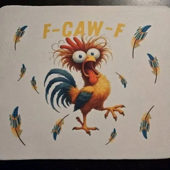 F- CAWF - F Mouse Pad Funny Office Gag Gift