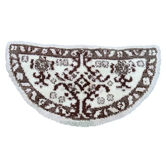 Shillcraft Wool Vintage Latch Hook Rug Kit 27X 54‎ Half Round 3b