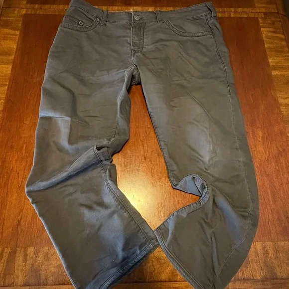 True Religion Gray Slim‎ Fit Jeans Size 38 Designer Streetwear Denim Pants