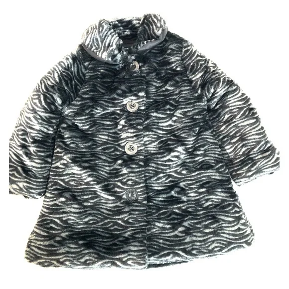 Calvin Klein coat - zebra print- 3T