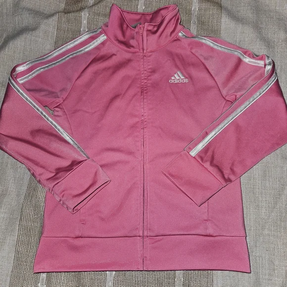 Adidas Kids Pink Jacket