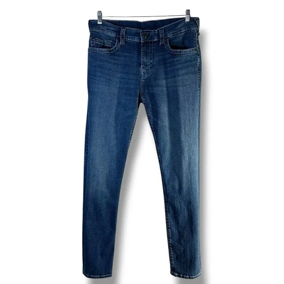 True Religion‎ Mens Sz 34 (36x33) Rocco Denim Jeans Relaxed Skinny Biker Casual