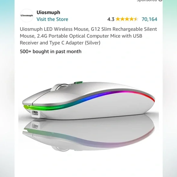 Viosmuph wireless slim mouse