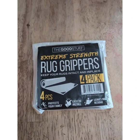 The Good Stuff Extreme Strength Rug Grippers - 4 in pack -‎ Easy To Install