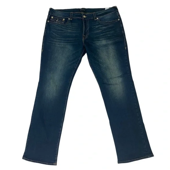 True Religion Ricky Relaxed Straight Cut Jeans Sz 42