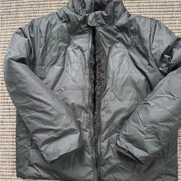 Athleta Girl Black Reversible Outerwear