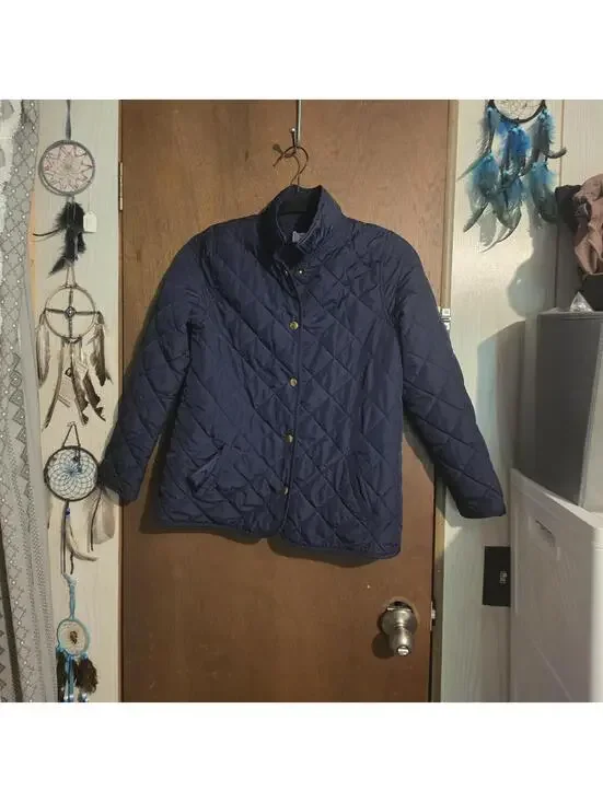 Crown & Ivy Quilted Navy Jacket