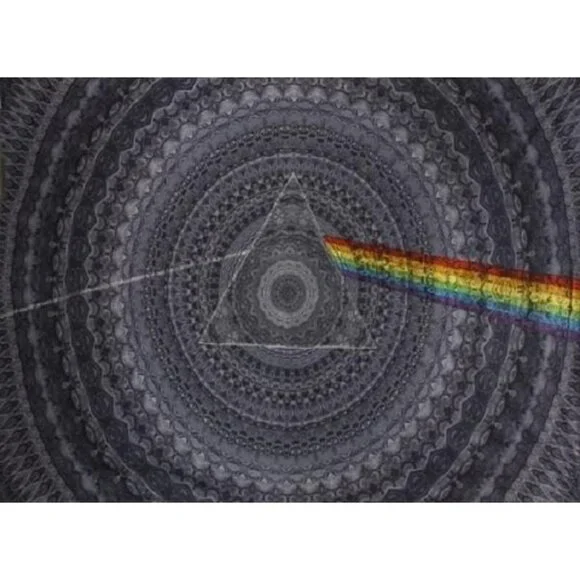New 3D Pink Floyd Dark Side of the Moon Prism Tapestry Wall Hanging Decor Art