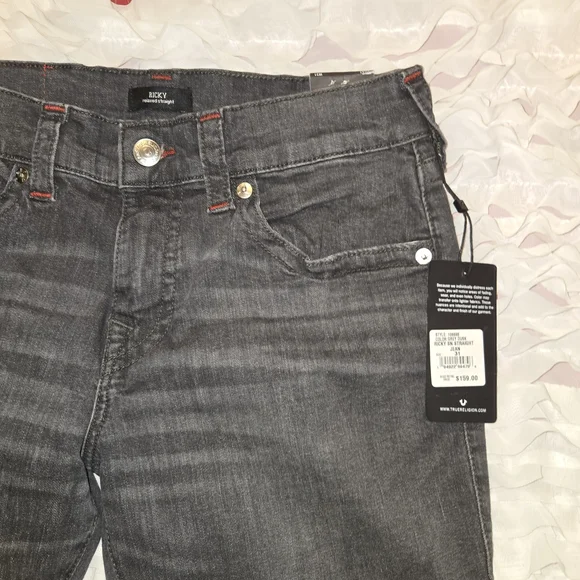 True Religion Men's Gray Jeans