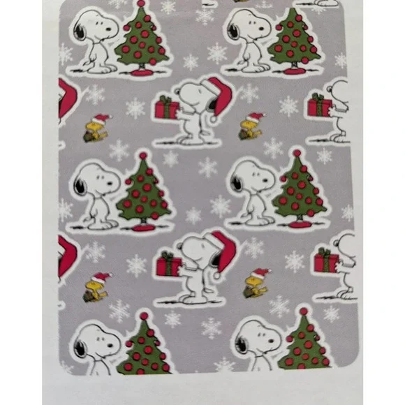 New Christmas peanuts Snoopy Woodstock travel blanket
