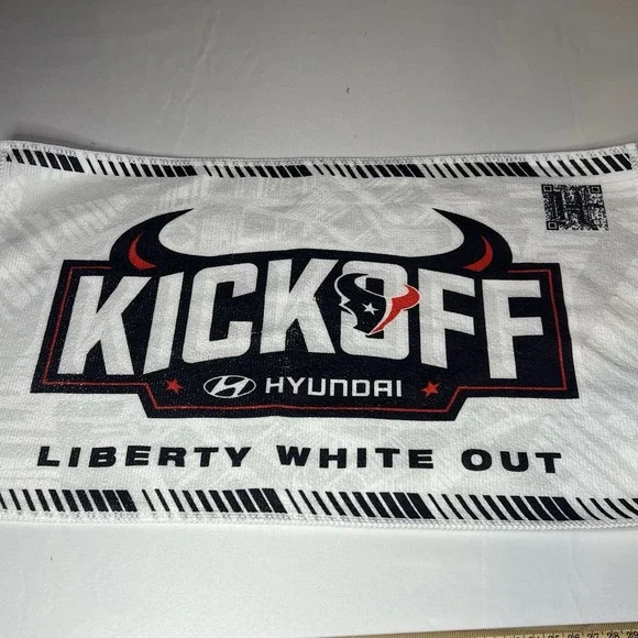 Houston Texans 'Liberty White Out' MNF Opening Game Kickoff Rally Towel‎ 2025