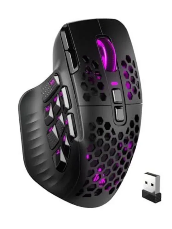 Like new unused - SOLAKAKA SM809 Pro Gaming Mouse with 9 Side Buttons