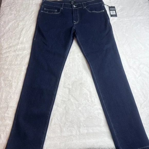 True Religion Rocco Relaxed Skinny Men's Jeans Dark‎ Blue 36