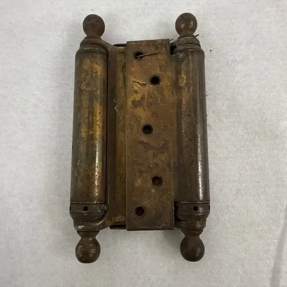Antique 8” Double Acting Spring Door Hinge Cast Iron Victorian Saloon Hardware
