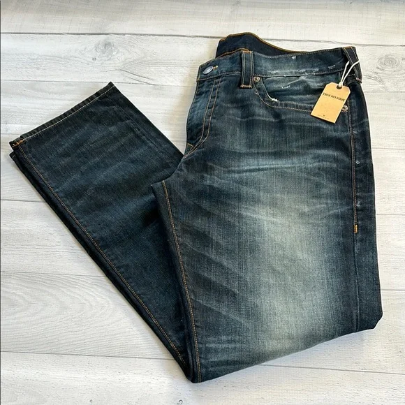 True Religion Men’s Geno Relaxed‎ Slim Dark Wash Jeans Sz 40 Urban Dweller