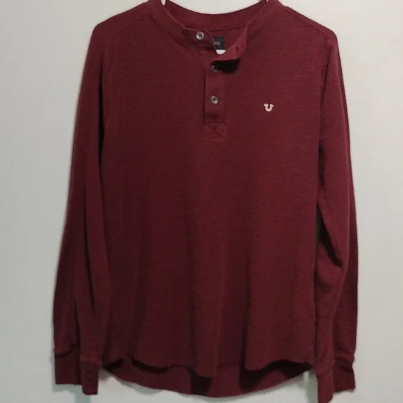 True Religion Men's henley size M