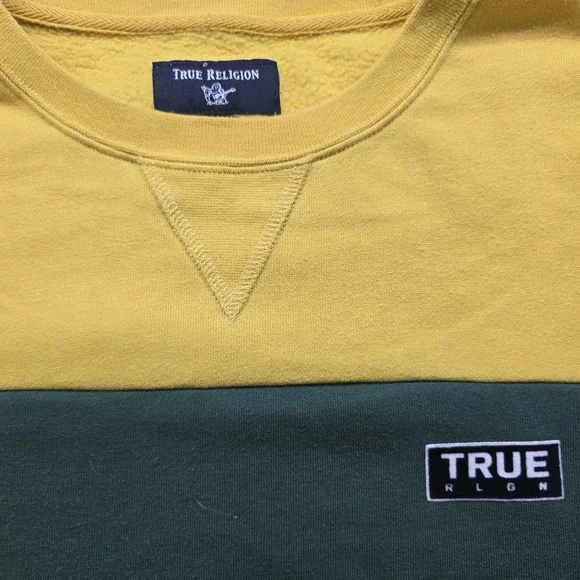 True Religion Men's XL‎ Logo Crewneck Sweatshirt